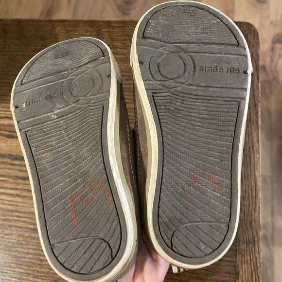 Stride Rite “Preston” Shoes In Brown - Leather/Suede - Size 8M Toddler - Picture 5 of 6
